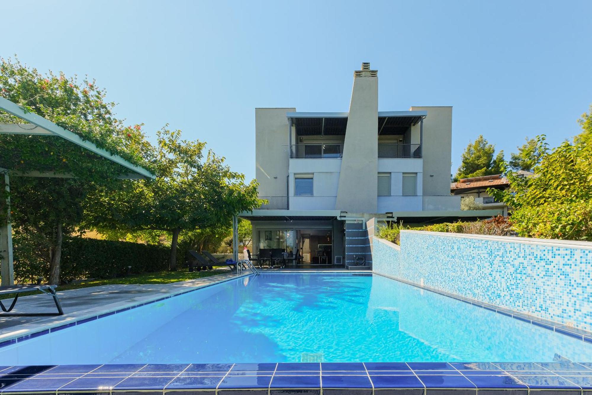 Deluxe Chrousso Pool Villa Paliouri Dış mekan fotoğraf
