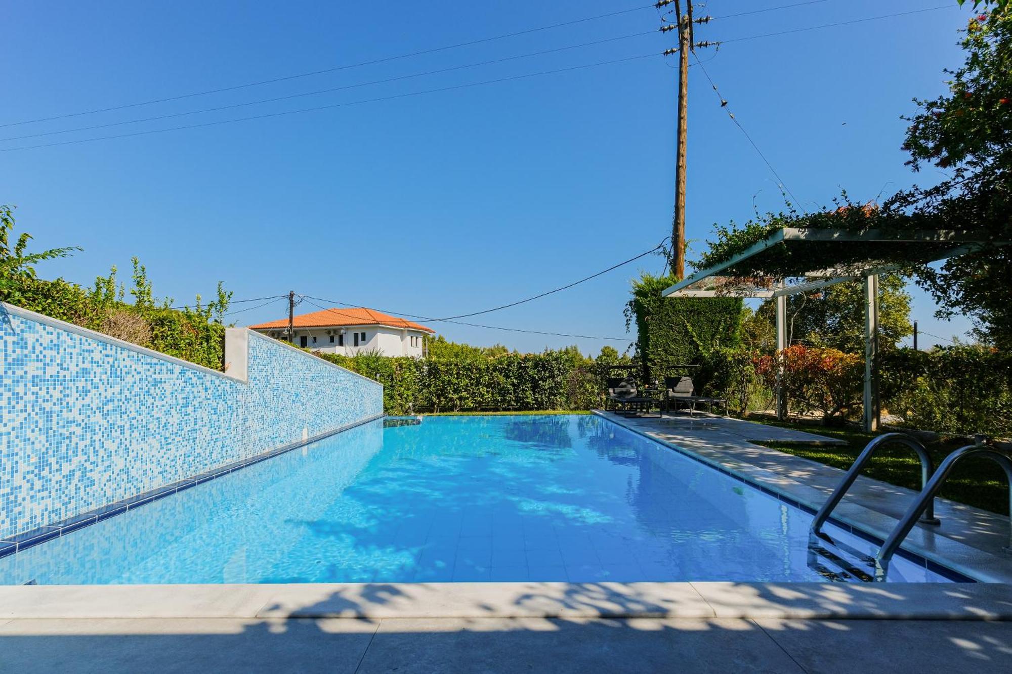 Deluxe Chrousso Pool Villa Paliouri Dış mekan fotoğraf