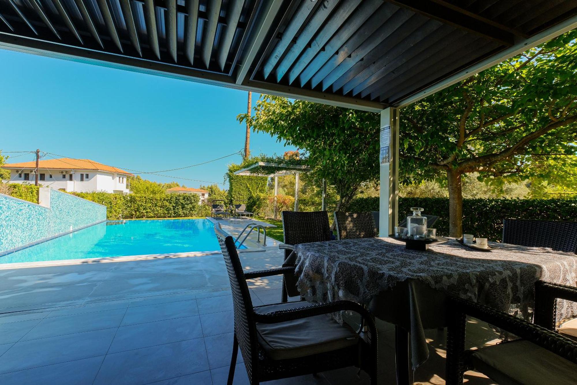 Deluxe Chrousso Pool Villa Paliouri Dış mekan fotoğraf
