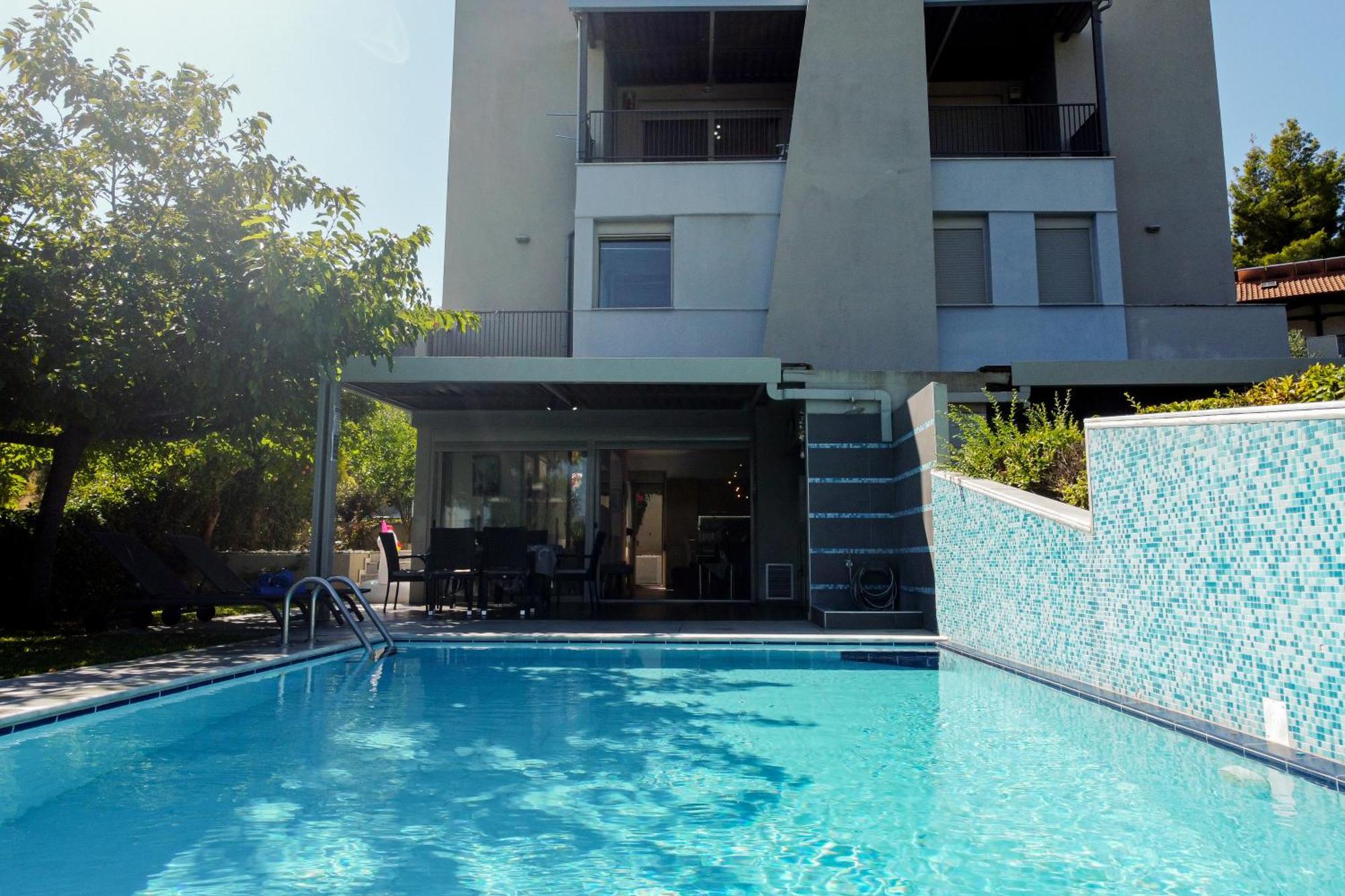 Deluxe Chrousso Pool Villa Paliouri Dış mekan fotoğraf