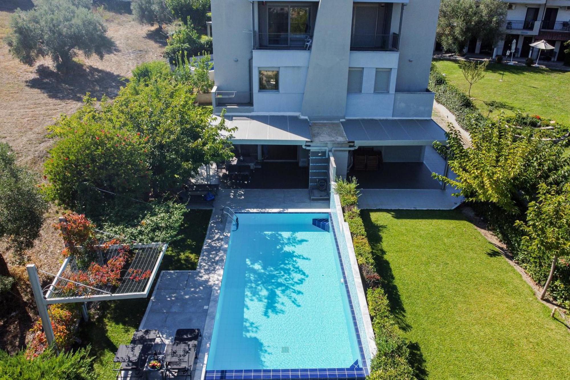 Deluxe Chrousso Pool Villa Paliouri Dış mekan fotoğraf