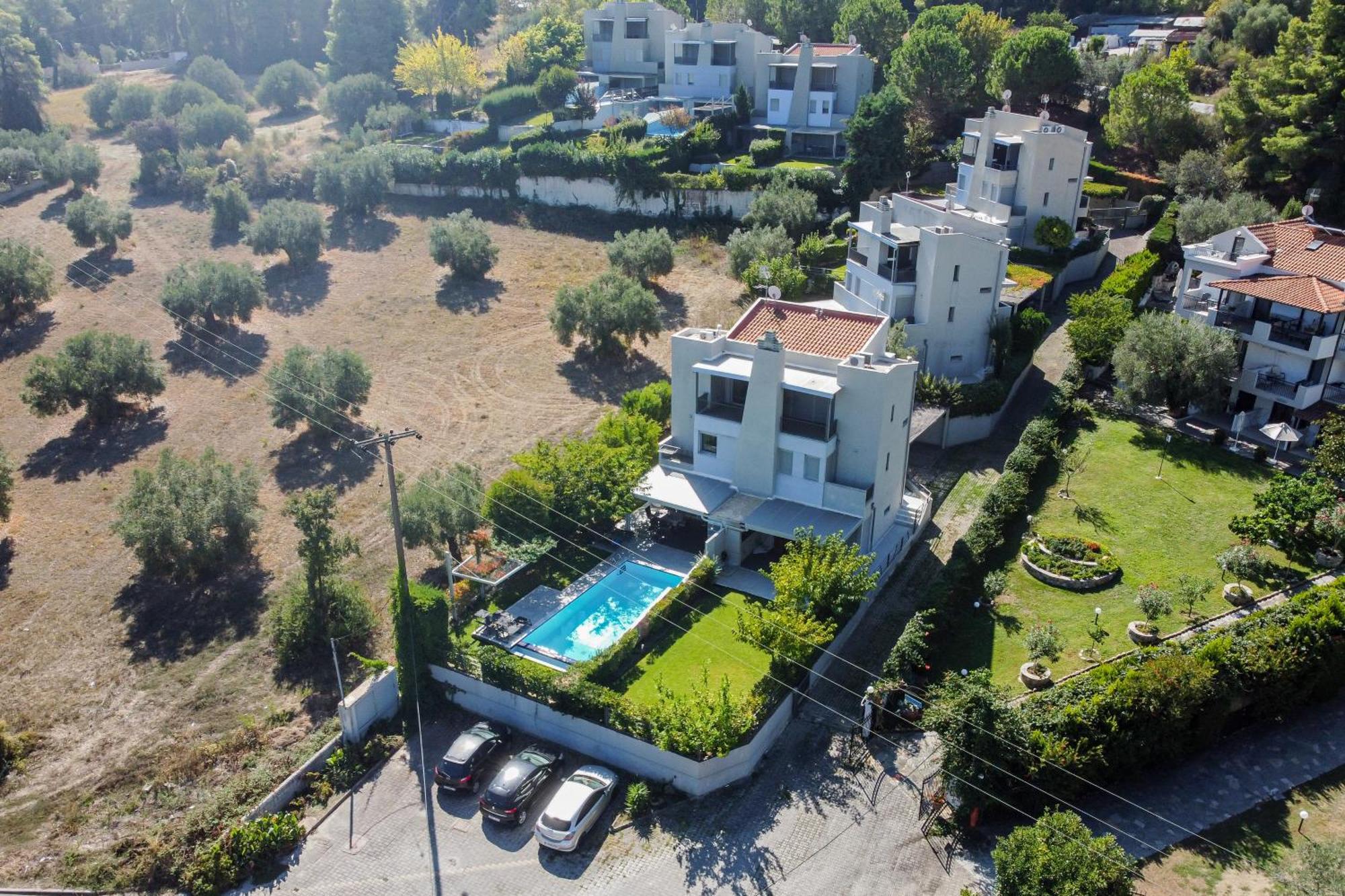 Deluxe Chrousso Pool Villa Paliouri Dış mekan fotoğraf